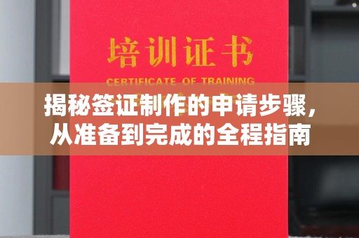 西港揭秘签证制作的申请步骤，从准备到完成的全程指南