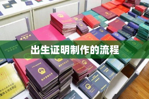 尼玛出生证明制作的流程